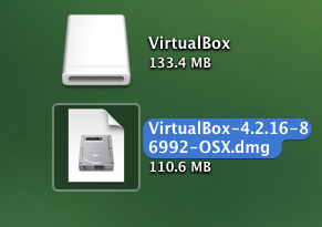 virtualBoxのマウント画像