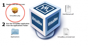 virtualBoxのインストール